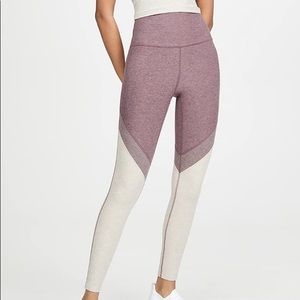 Beyond Yoga 
Spacedye Day One High Waisted Leggings 
Deep Blush/Wild Orchid, S